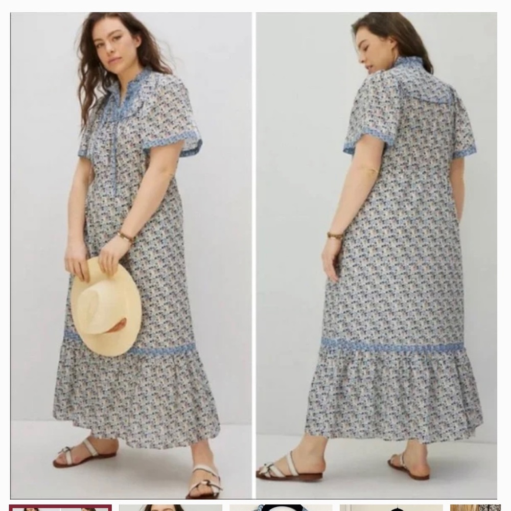 Anthropologie Othilia Titania Dress